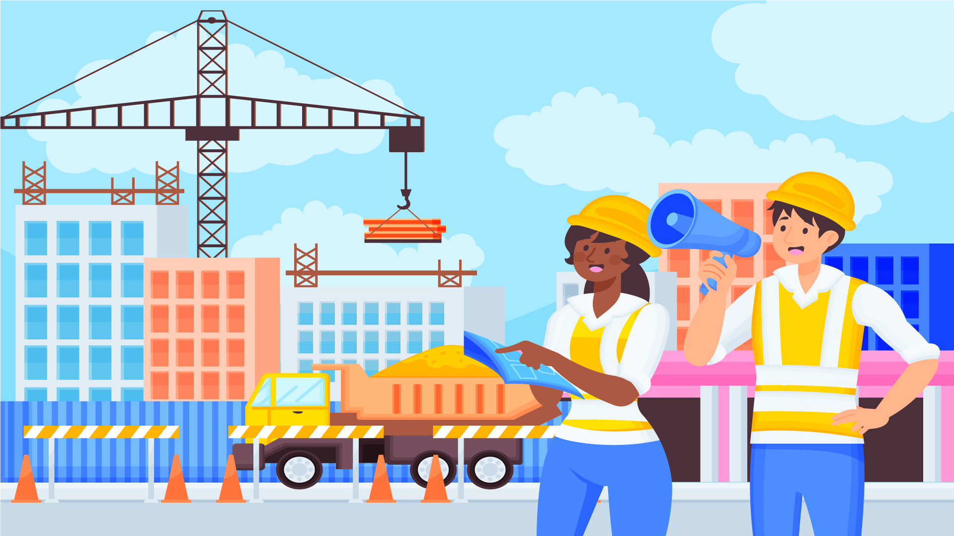 Construction employees